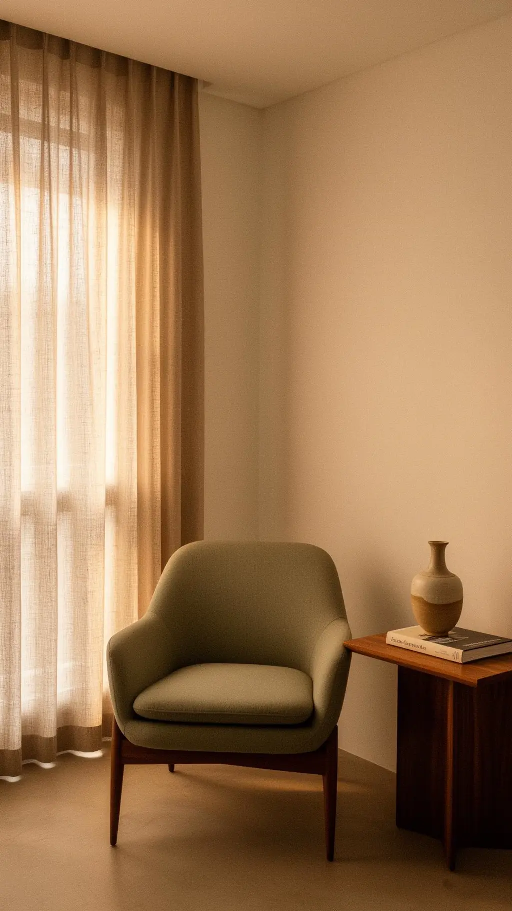 Recepção acolhedora do consultório de psicologia da Camila Freitas na Vila Nova Conceição